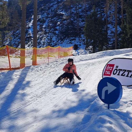 Rodeln in der Grantau