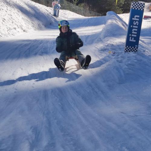 Rodeln in der Grantau